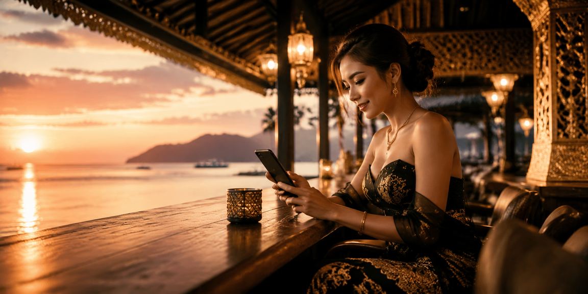 Pengguna mendaftar akaun kasino mudah alih di Kota Kinabalu