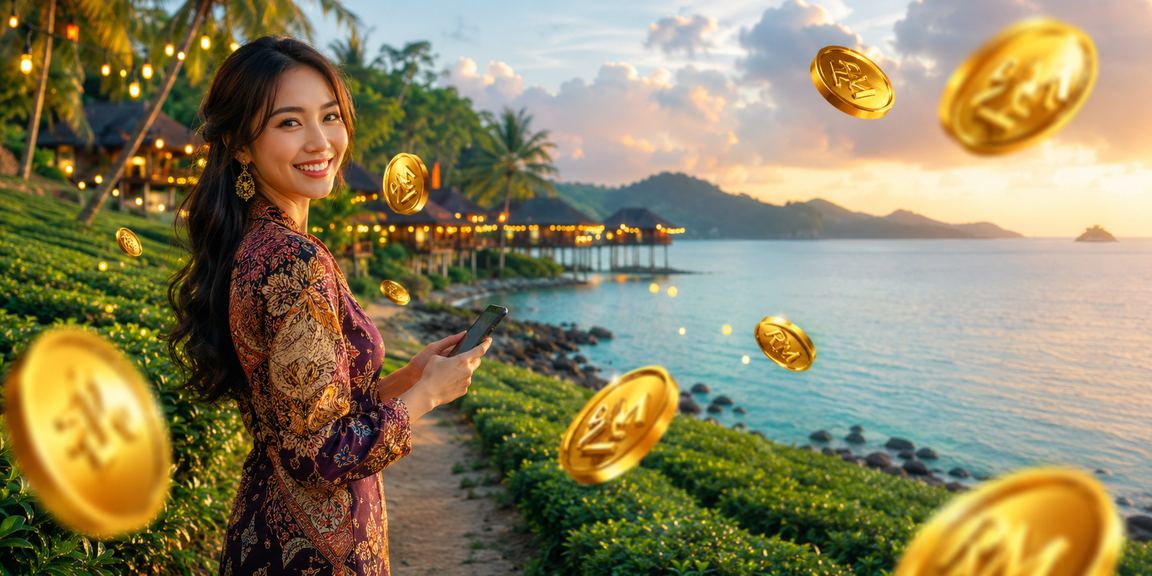 Pemain poker mudah alih di Langkawi dengan rekaan batik Malaysia